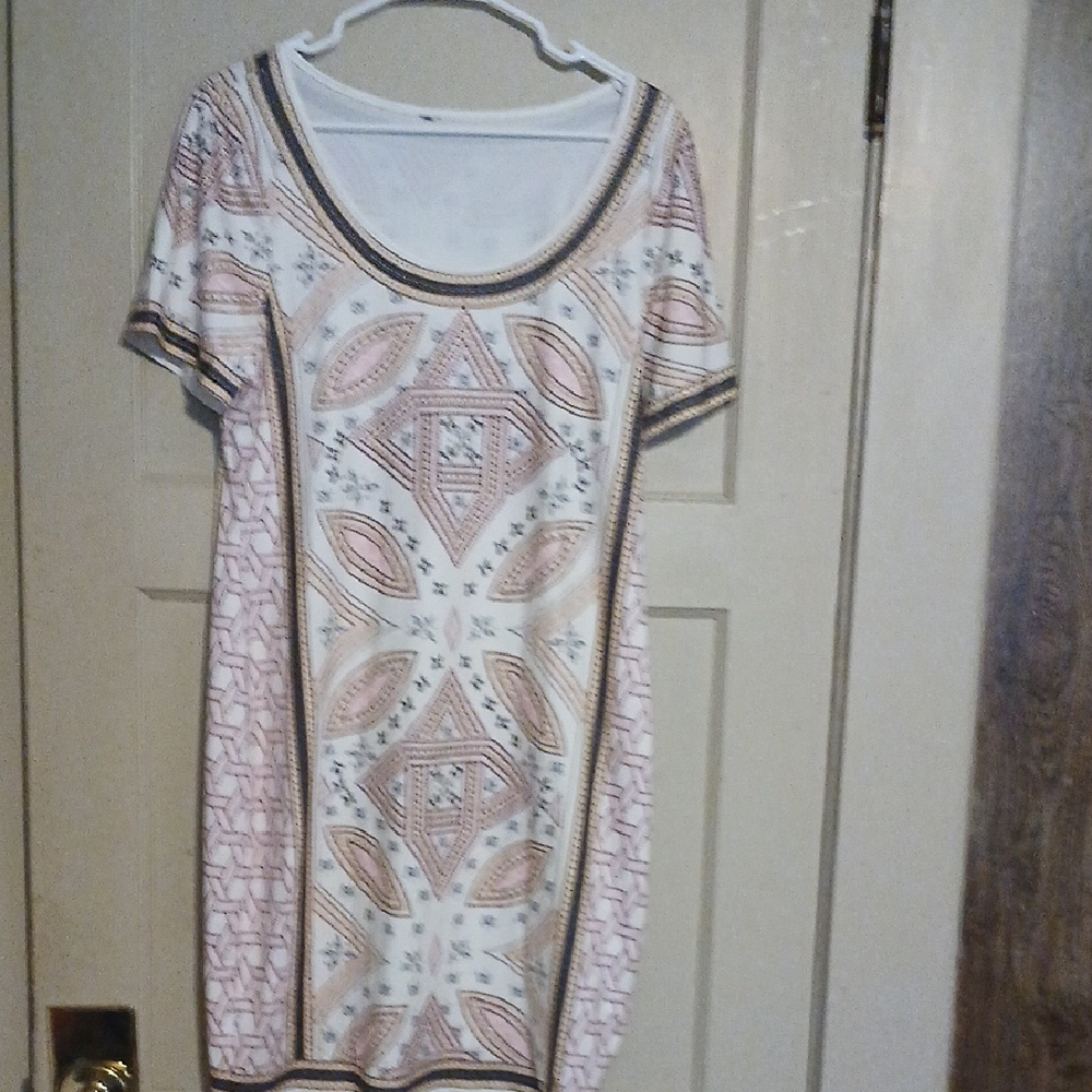 Geometric Patterned Dress